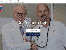 Tablet Screenshot of drkennethlight.com